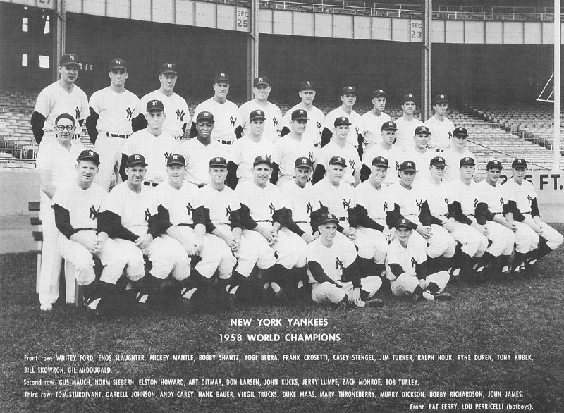 new york yankees 1958